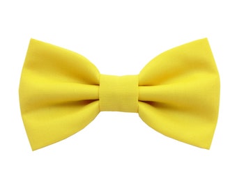 Lemon Yellon bow tie for men, gift for him, groom tie, groomsmen gift idea, spring summer wedding inspiration 2024, lemon theme, groom 2024