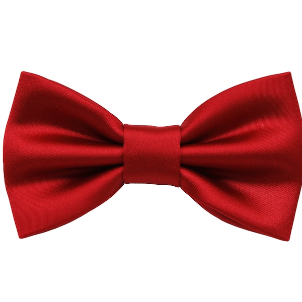 Papillon rosso per uomo,rosso intenso,cravatta rossa,idea regalo per festa di laurea,accessori per uomo,regalo per uomo,matrimonio rosso