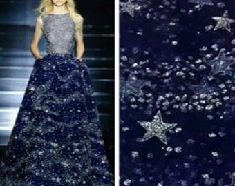 navy blue dress with stars
