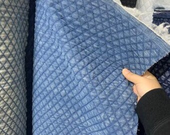 quilted denim