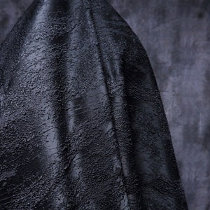 Black color jacquard fabric, fashion jacquard fabric, fabric by the yard