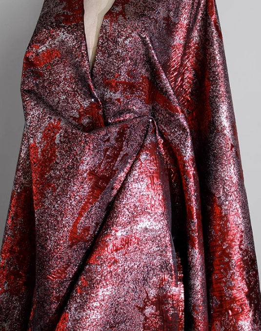 Red Black Color Jacquard Fabric, Jacket Dress Fabric,Fashion Jacquard,Prom Dress Fabric,by the yard