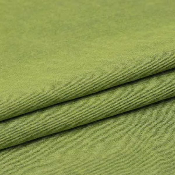 3 Color Avocado green/light blue/navy blue color Twill denim pure cotton washed denim fabric high-grade clothes, bags and shoes fabric