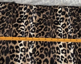 Cotton Fabric, Leopard Fabric, by the yard