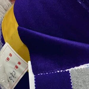 High quality deep purple wool cashmere fabric, nap fabric for Autumn and Winter dress