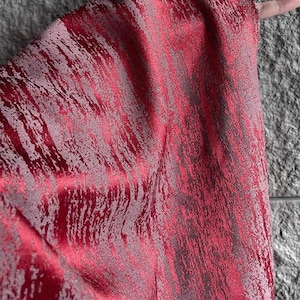 Dark red color jacquard fabric, jacket dress jacquard, wedding jacquard fabric, by the yard