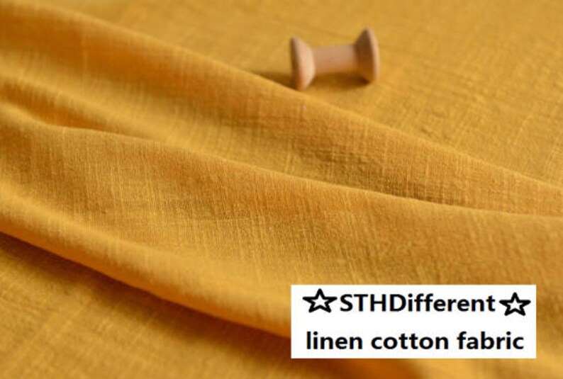 ON SALE Pure Color Linen Cotton Fabric Baby Clothes Fabric Etsy