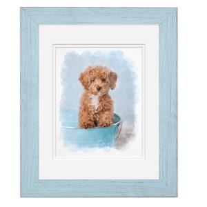 Pet Portrait, Custom Dog Portrait, Custom Watercolor Portrait, Custom Pet Portrait, Pet Painting,  Dog Wall Decor, Dog Watercolor Painting