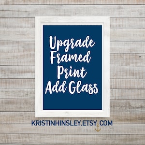 Add on Frame Upgrade Add Non Glare Acrlyic to Your Framed Print