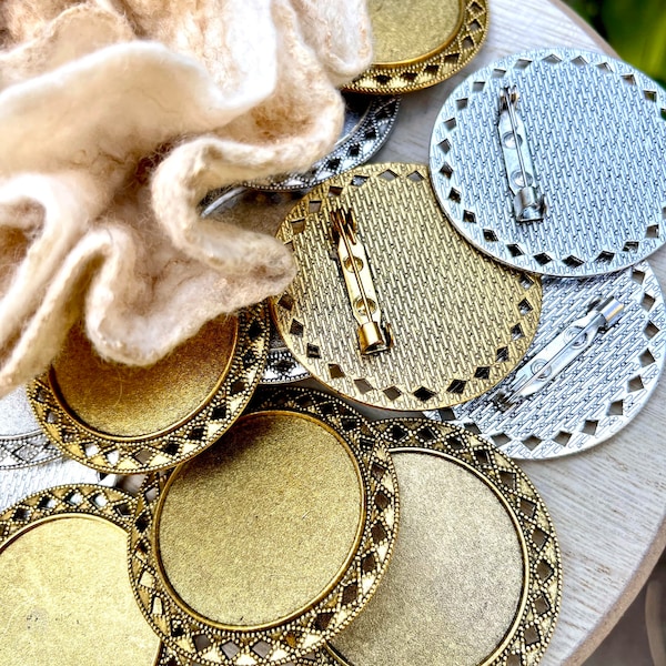 Brooch Base Etsy