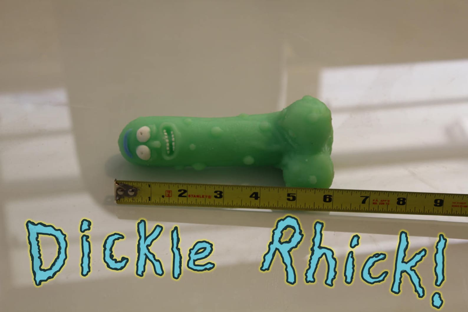 Dickle Rick Pickle Scientist Dildo Etsy