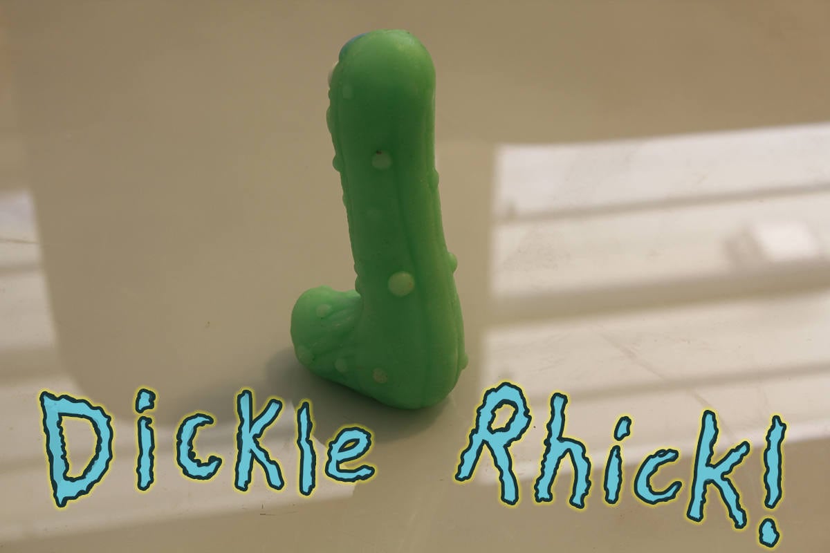 Dickle Rick Pickle Scientist Dildo | Etsy