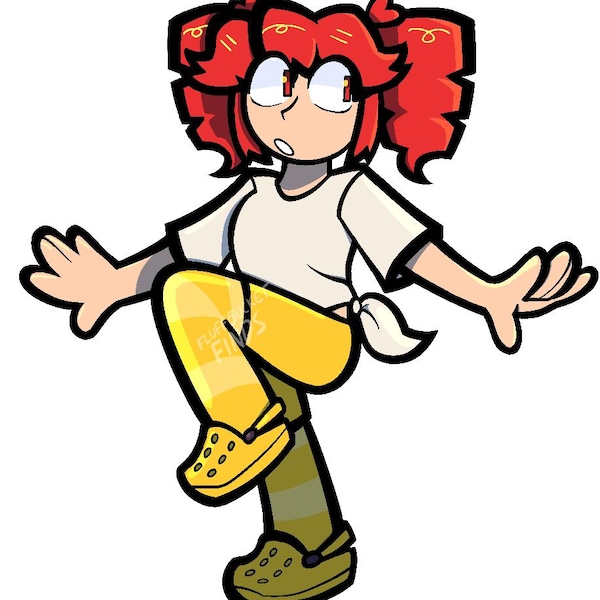 Kasane Teto sticker inspired by Birdbrain | Jamie Paige | Vocaloid