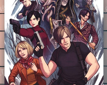 Resident Evil 4 - 11x17" Art Print Poster