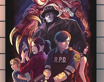 Resident Evil 2 - 11x17" Art Print Poster