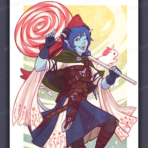 Impression d'art Jester Lavorre - affiche - fan art rôle critique