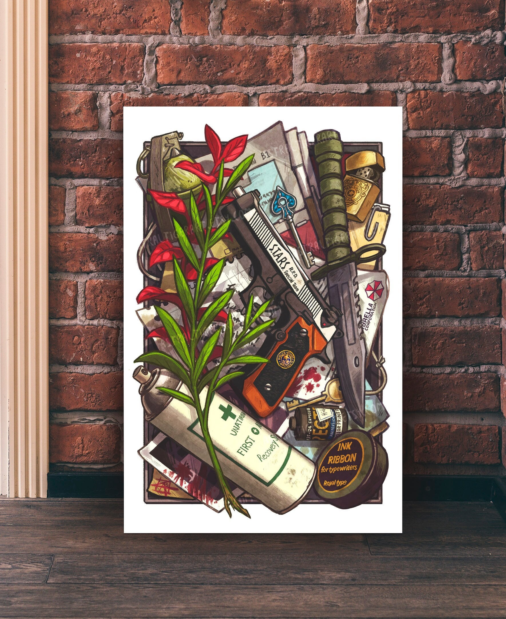 RPD Item Box - 11x17" Resident Evil Art Print Poster
