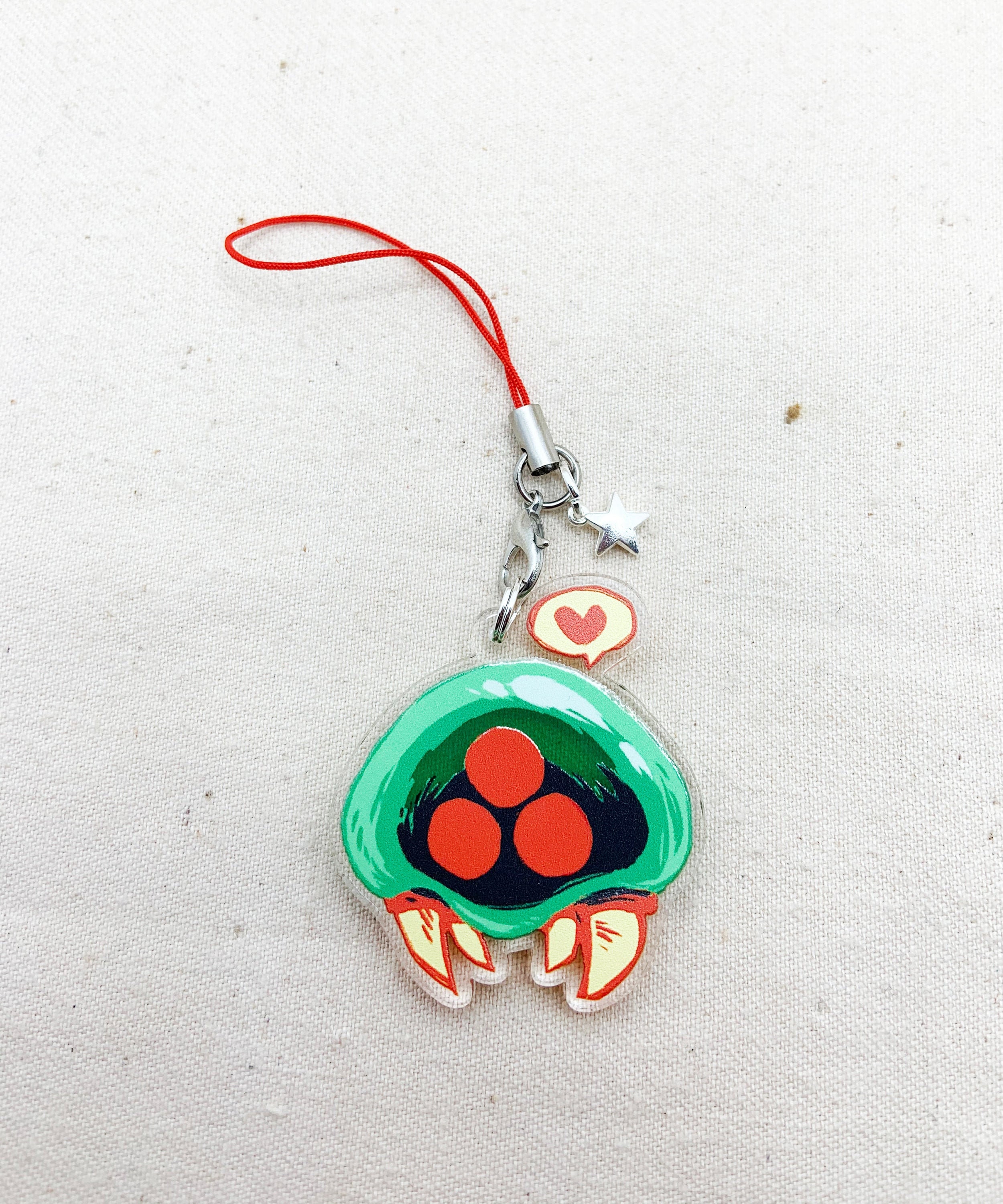 Metroid 1.5 Acrylic Charm Keychain or Cell Phone Strap Etsy