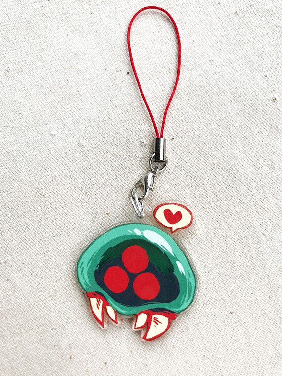 Metroid 1.5 Acrylic Charm Keychain or Cell Phone Strap Etsy