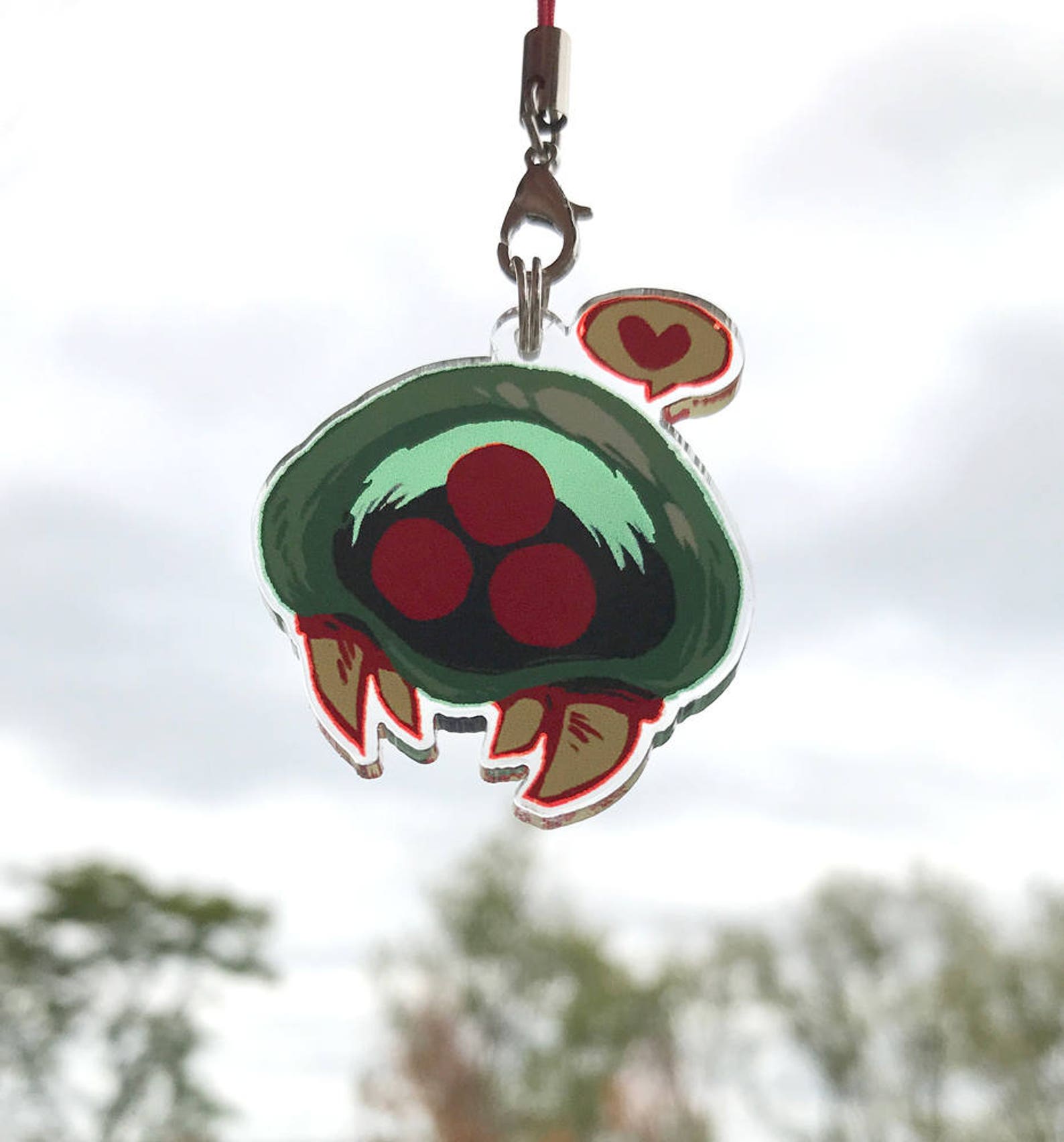 Metroid 1.5 Acrylic Charm Keychain or Cell Phone Strap Etsy