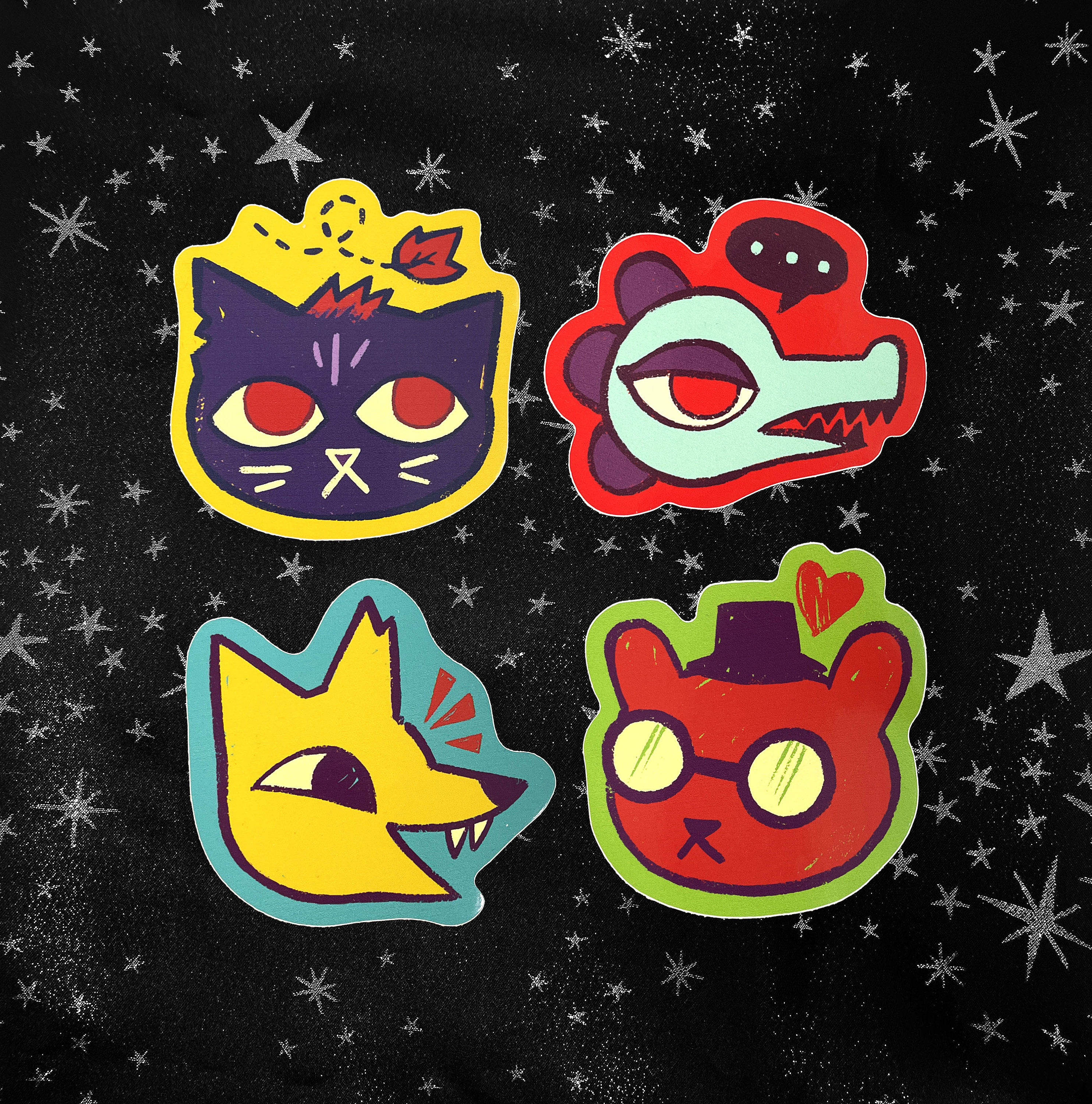 "Night In The Woods" Waterproof Vinyl Bumper Sticker Decal | 5" Size For Cars, Laptops, Windows - View #5