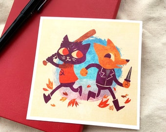 Crimes - Night in the Woods 5x5" Mini-Print