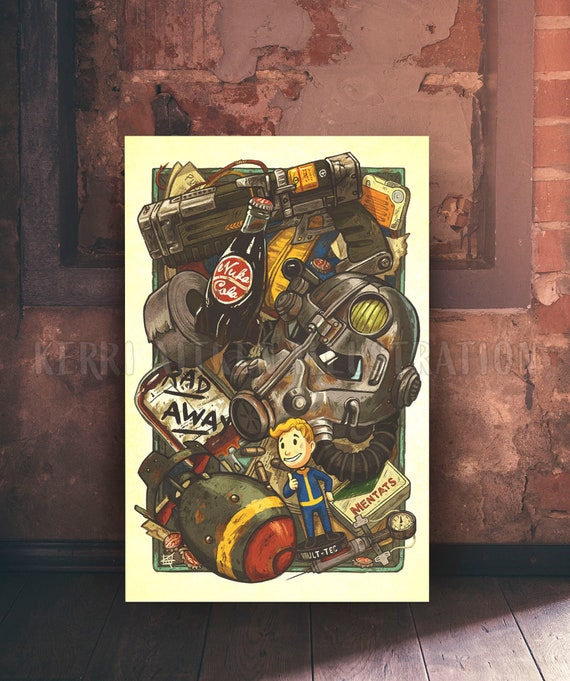 Wasteland Cache - 11x17
