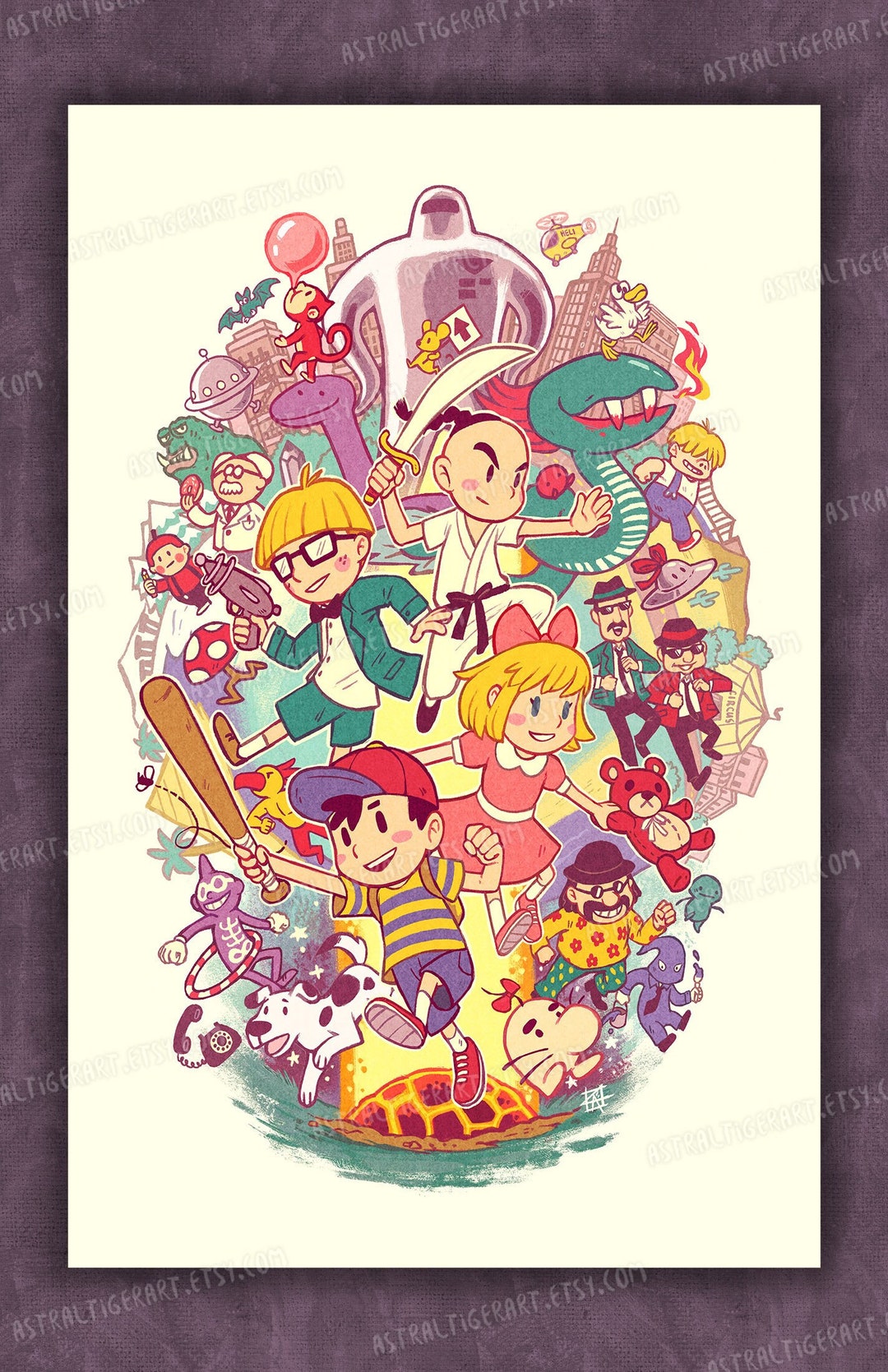 Earthbound Deviantart Earthbound - 11x17