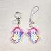 Undertale Napstablook 1.5' Holographic Acrylic Charm