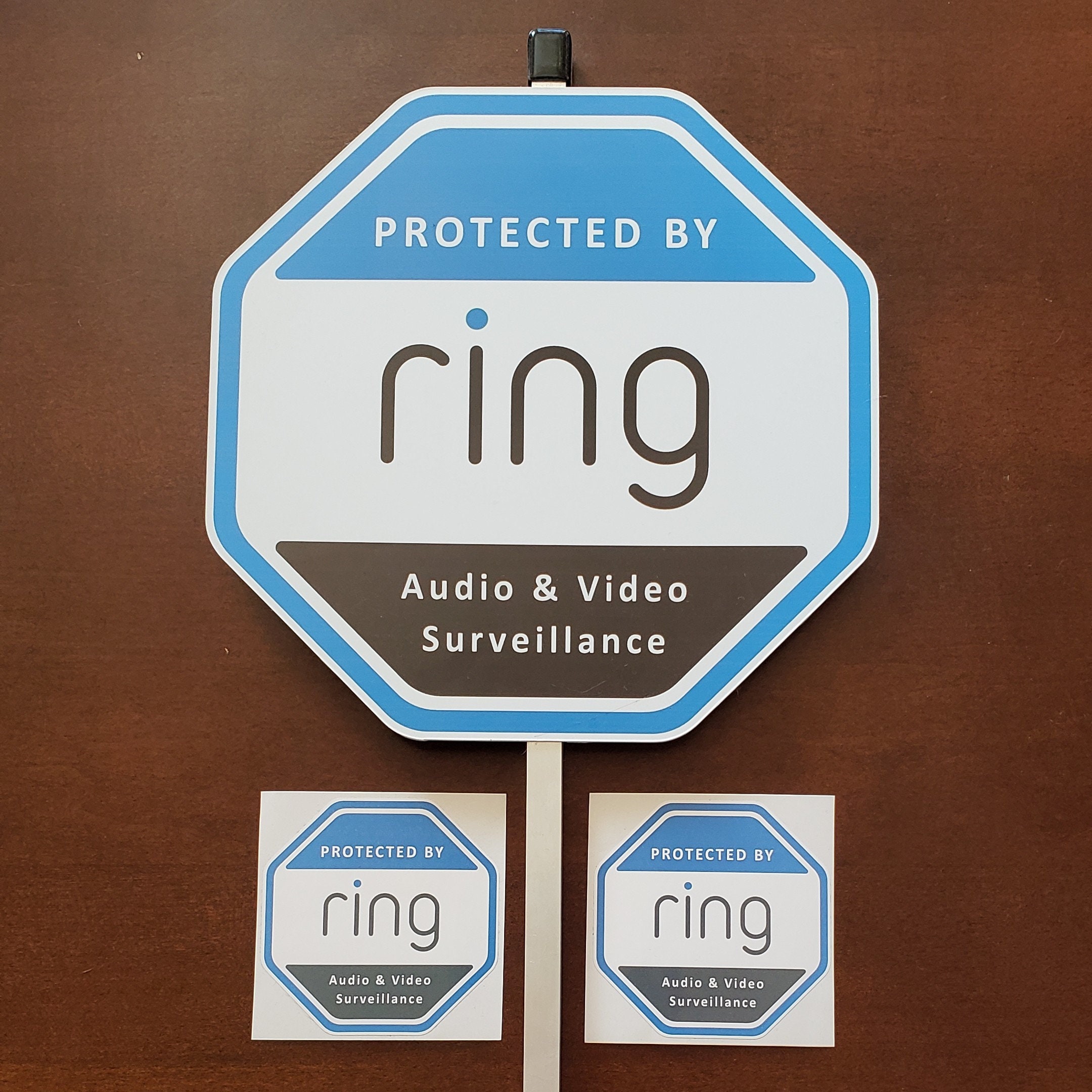 Ring Monitoring System Sticker Bling Ring Video Surveillance