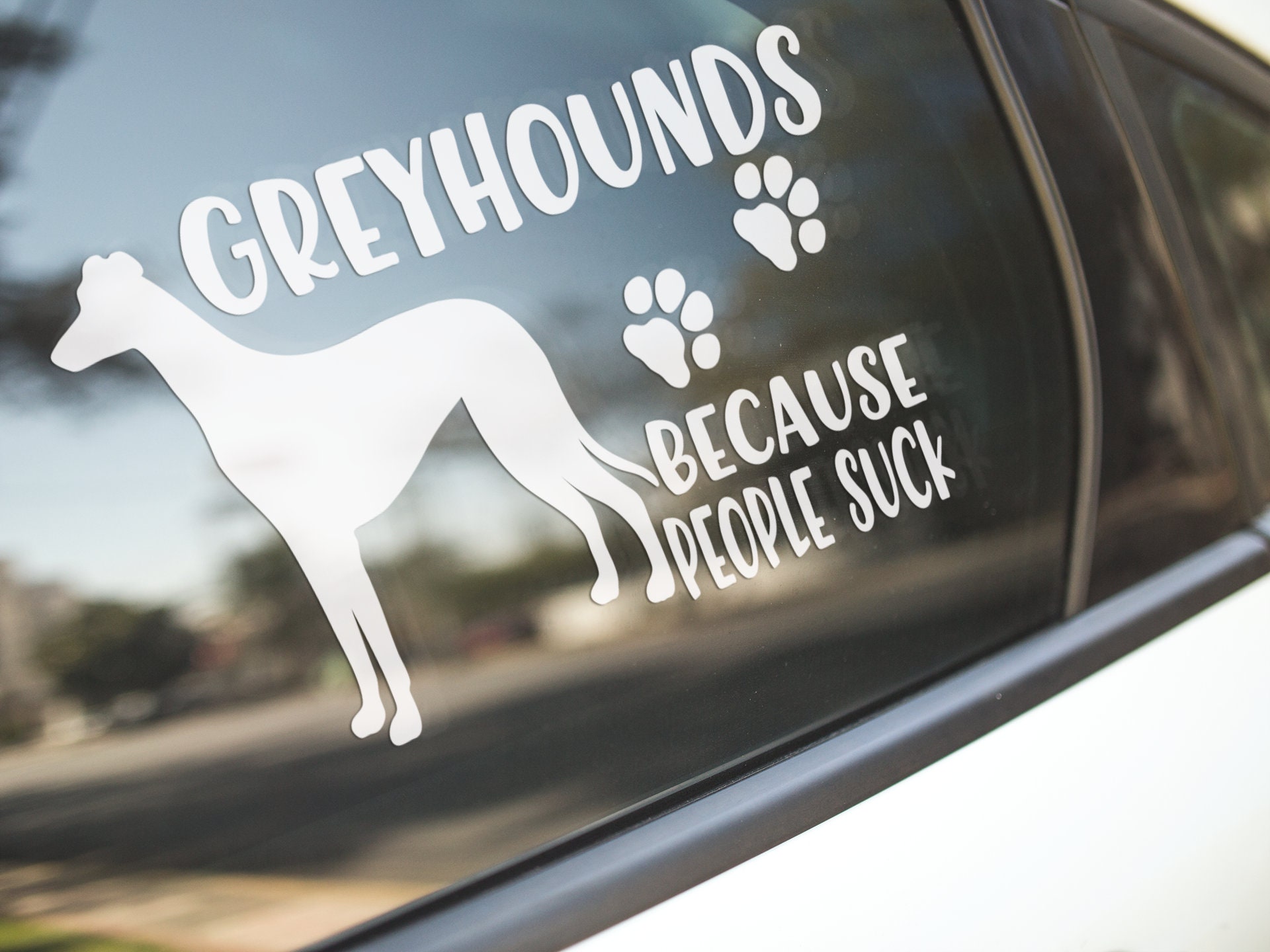 Stickers, Labels & Tags Greyhound Window Decal Laptop Decal Bumper Sticker 4 Retired Racing