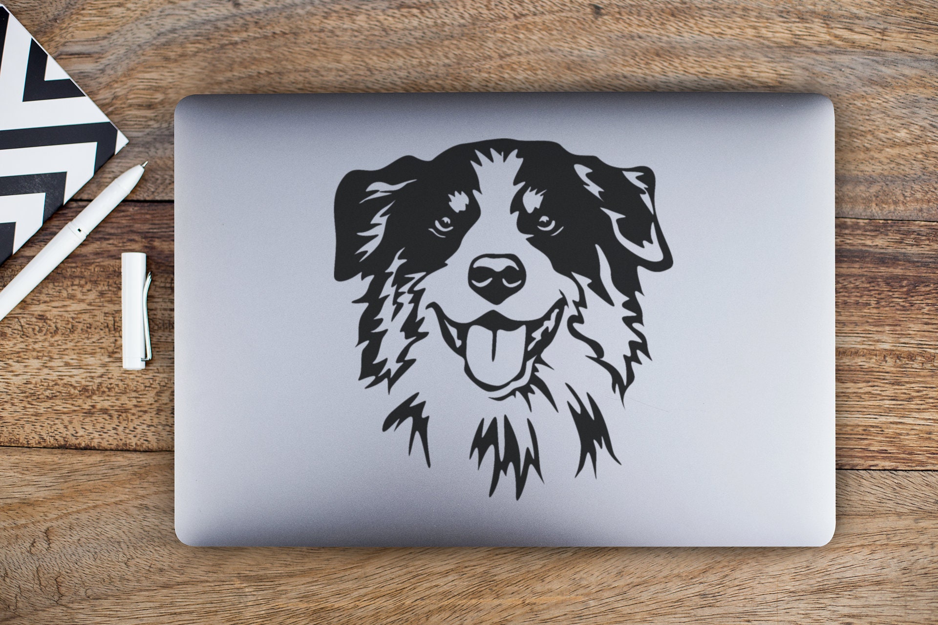 Australian Shepherd Car Sticker Etsy