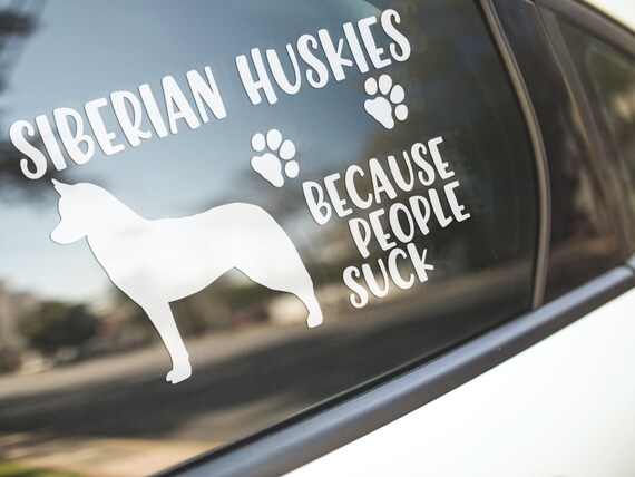 Husky car sticker Clearance