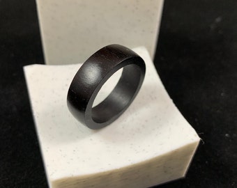 African Blackwood wood Ring Traditional Custom Handmade