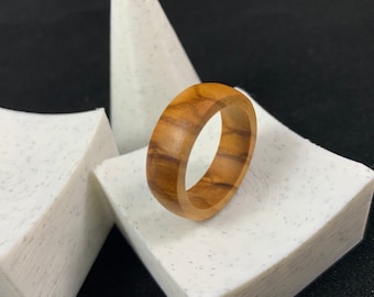 Olive wood Ring Traditional Custom Handmade
