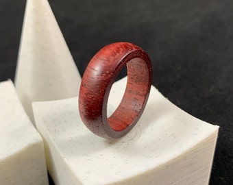 Purpleheart Wood Ring Traditional Custom Handmade