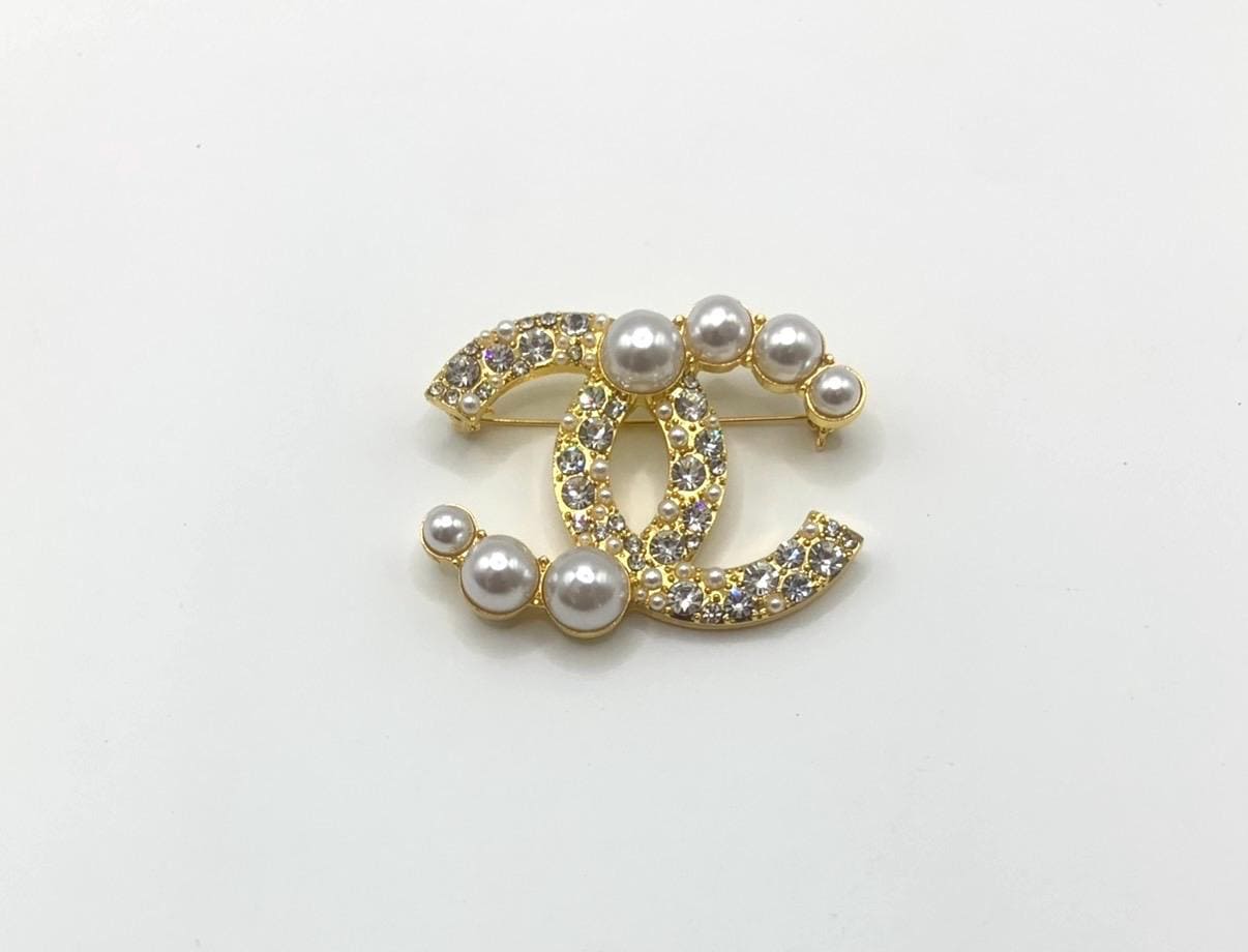 Silver Vintage Chanel Brooch - Etsy