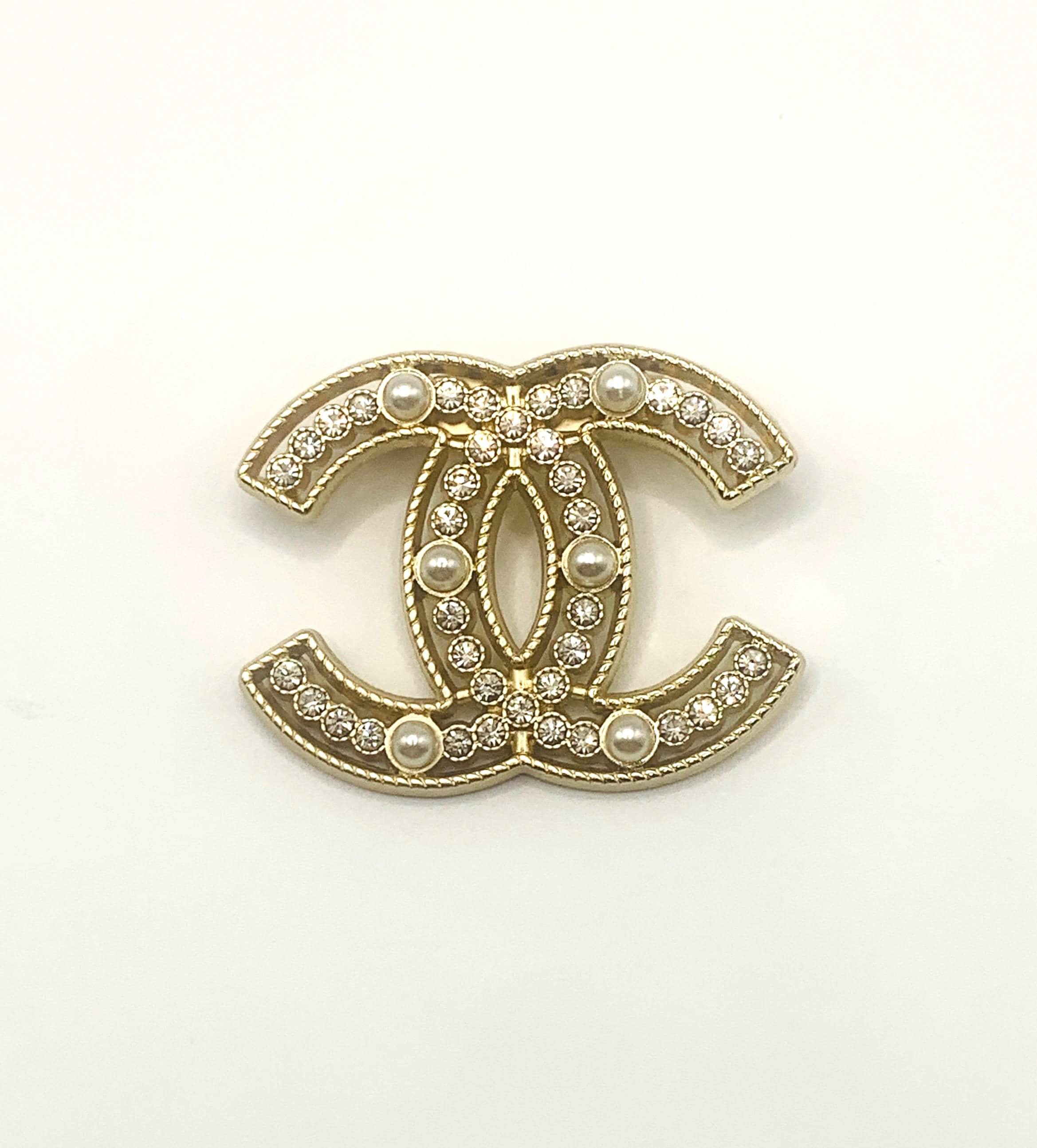 Chanel Brooch Gold - Etsy