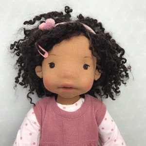 Fully articulated waldorf doll *Pouvi* 20"