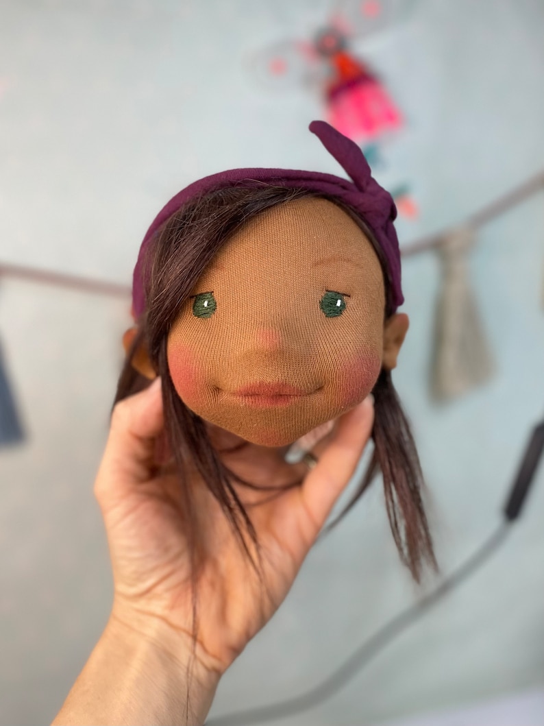 Online-Kurs Gesichter filzen lerne realistische, lebendige & süße Puppenköpfe zu modellieren Bild 8
