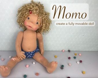 Online Course 'Momo' - create a movable doll - ENGLISH VERSION