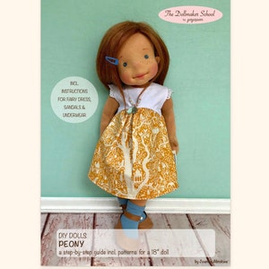 Ebook Doll Peony / DIY-Instruction incl. Pattern ENGLISH