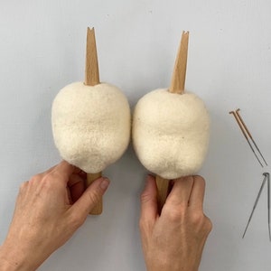 Doll making online course Felting Faces ENGLISH SUBS learn to model realistic, vibrant & cute doll heads image 3