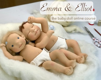 Online Baby Doll Course 'Emma & Elliot'  - ENGLISH VERSION