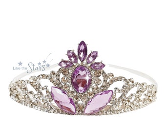 Purple Tiara Crown, Rhinestone Crown Purple ,Purple Crown, PRINCESS SOFIA Tiara, Princess Sofia The First Outfit Crown, Princess kids Crown