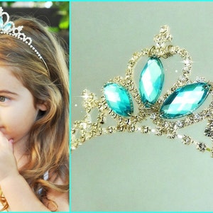 ELSA CROWN ,Elsa Costume,Elsa Tiara,Frozen tiara, Kids Rhinestone Crown, Kids Tiara ,Elsa Costume ,Kids Blue crown,Elsa Tiara headband