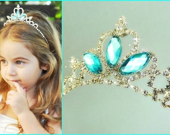 ELSA CROWN ,Elsa Costume,Elsa Tiara,Frozen tiara, Kids Rhinestone Crown, Kids Tiara ,Elsa Costume ,Kids Blue crown,Elsa Tiara headband