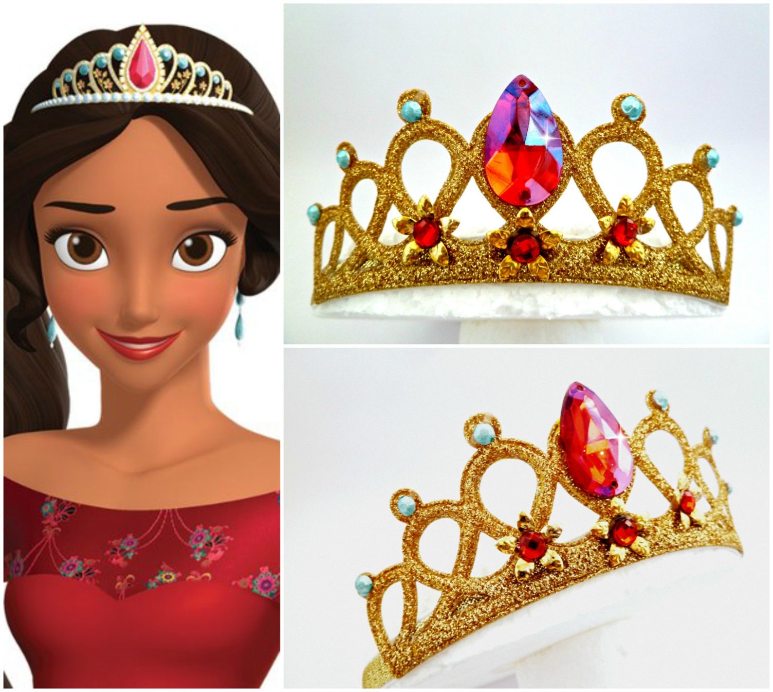 Elena of Avalor Baby Tiara Crown Headband princess Elena of - Etsy