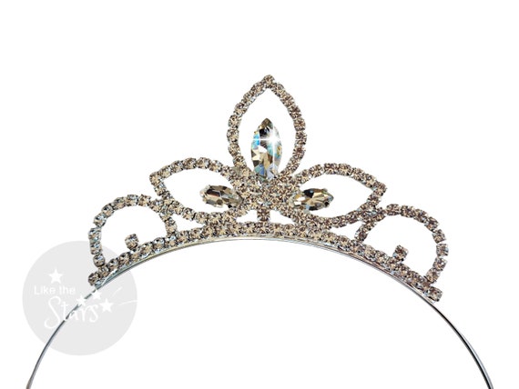 TODDLER TIARA, diadème de filles de fleur de mariage, diadème d'enfant en  bas âge, diadème de filles, couronne de strass d'anniversaire de filles,  diadème de bijoux, cadeau de récital -  France