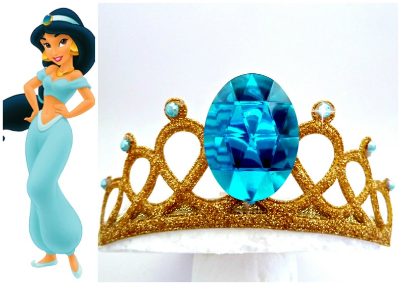 PRINCESS JASMINE HEADBANDPrincess Jasmine Gold Tiara Disney Etsy